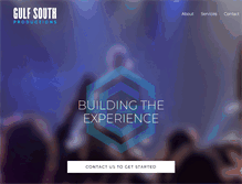 Tablet Screenshot of gulfsouthproductions.com